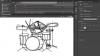 Screenshot of Headless Drummer process by David Shrigley