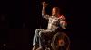 Wheelchair actor in the middle of a play in Cripping the stage, Canada