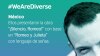 Banner We Are Diverse: México. Campaña Shakespeare Lives en el teatro con lenguaje de señas