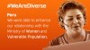 Banner We Are Diverse: Enhance our relationship with the Min. of Women and Vulnerable Population